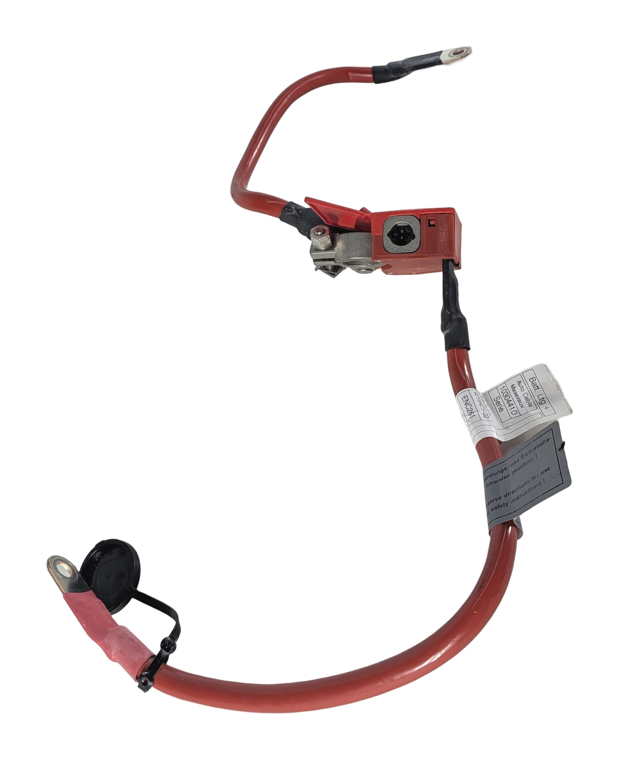 2014 BMW 328XID SEDAN (F30) 2.0L POSITIVE BATTERY POWER CABLE w/ SAFETY TERMINAL — exact item pictured