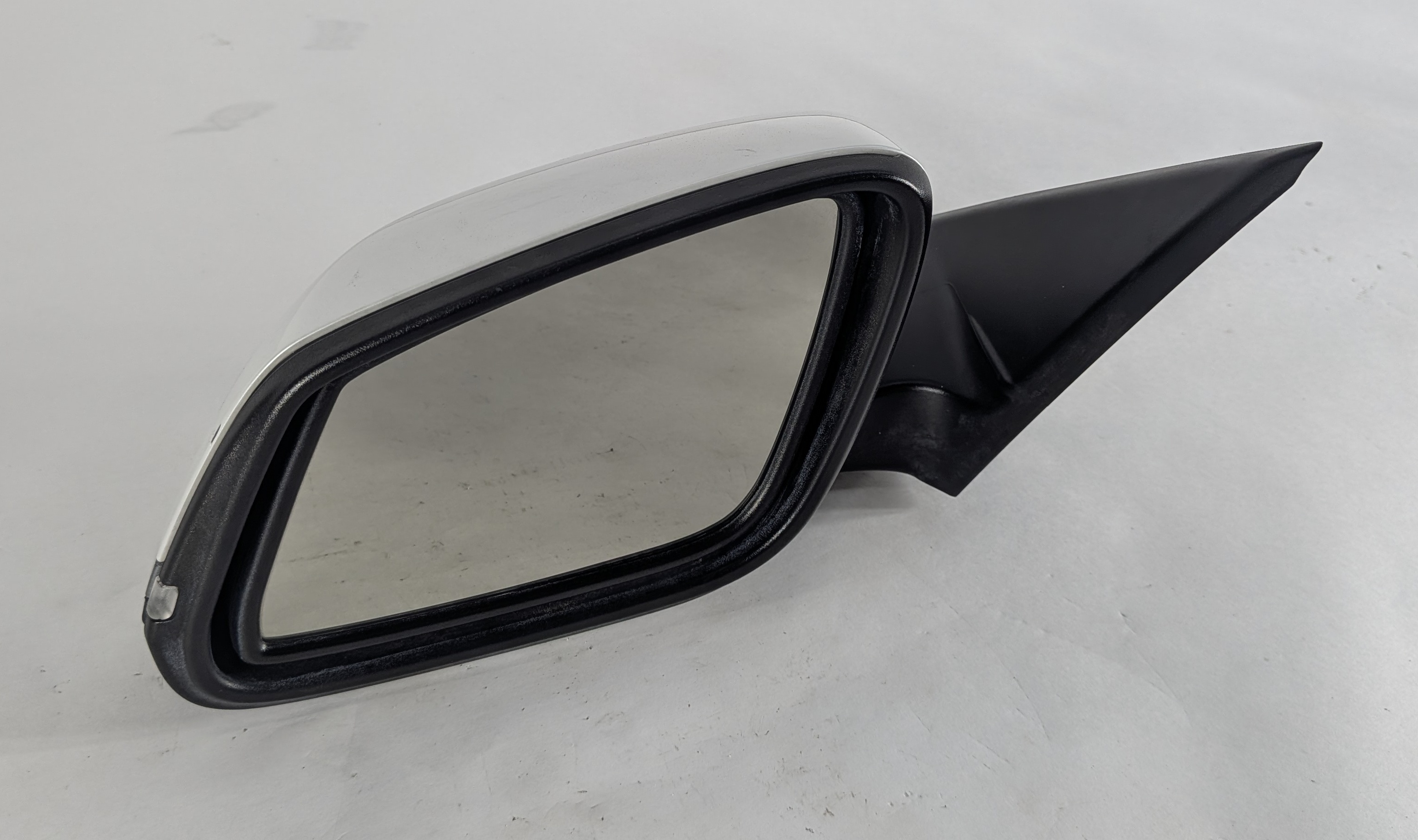 13-19 BMW 3-SERIES (F30 F31) LEFT P-FOLD HEAT AUTODIM DOOR MIRROR (White) — exact item pictured