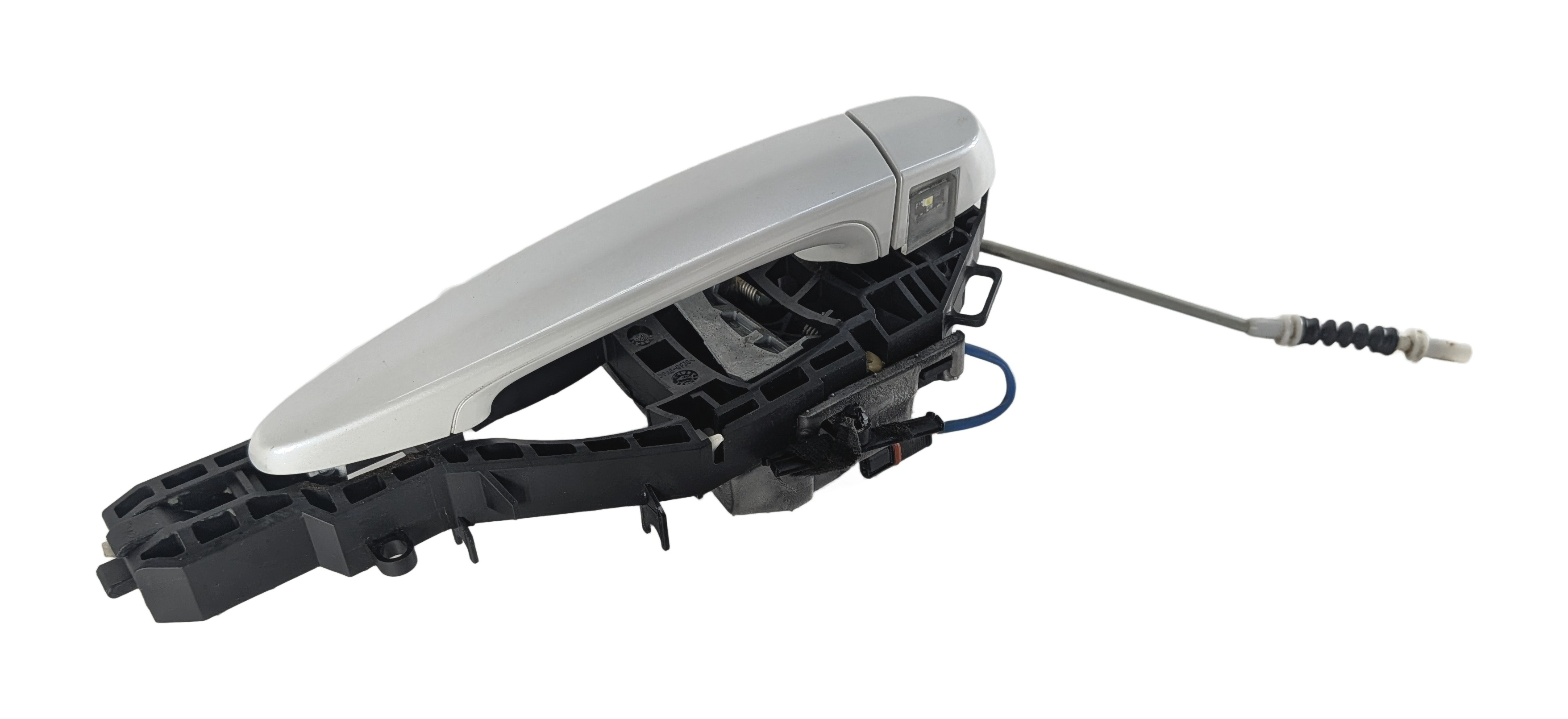 2012-2019 BMW 328i 330i 335i M3 (F30 F31) LEFT SIDE REAR DOOR HANDLE (White) — exact item pictured