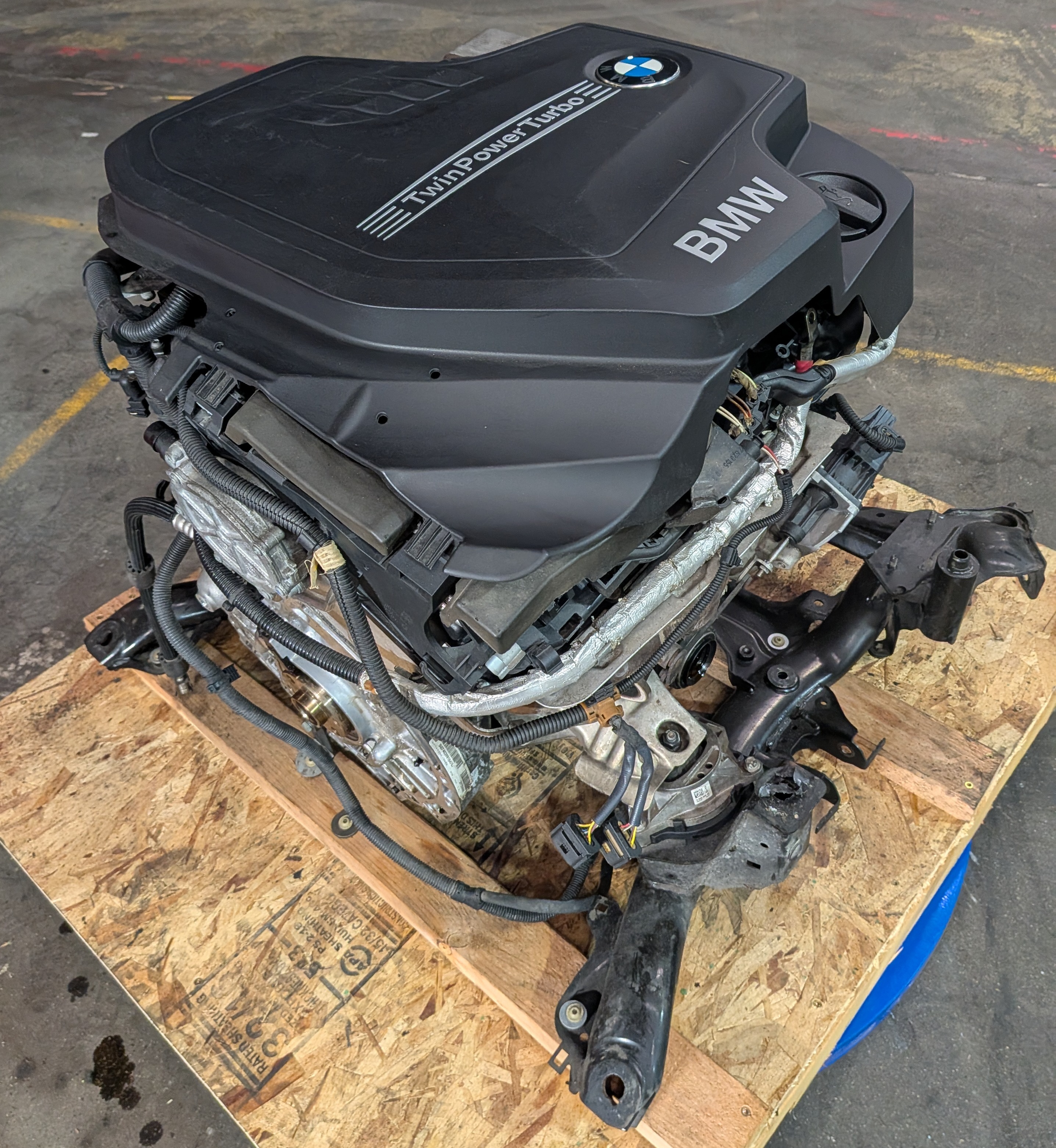 13-16 BMW 328i 328iGT 428i F30 F32 F34 AWD 2.0L N26 TURBO ENGINE ASSEMBLY (98k) — exact item pictured