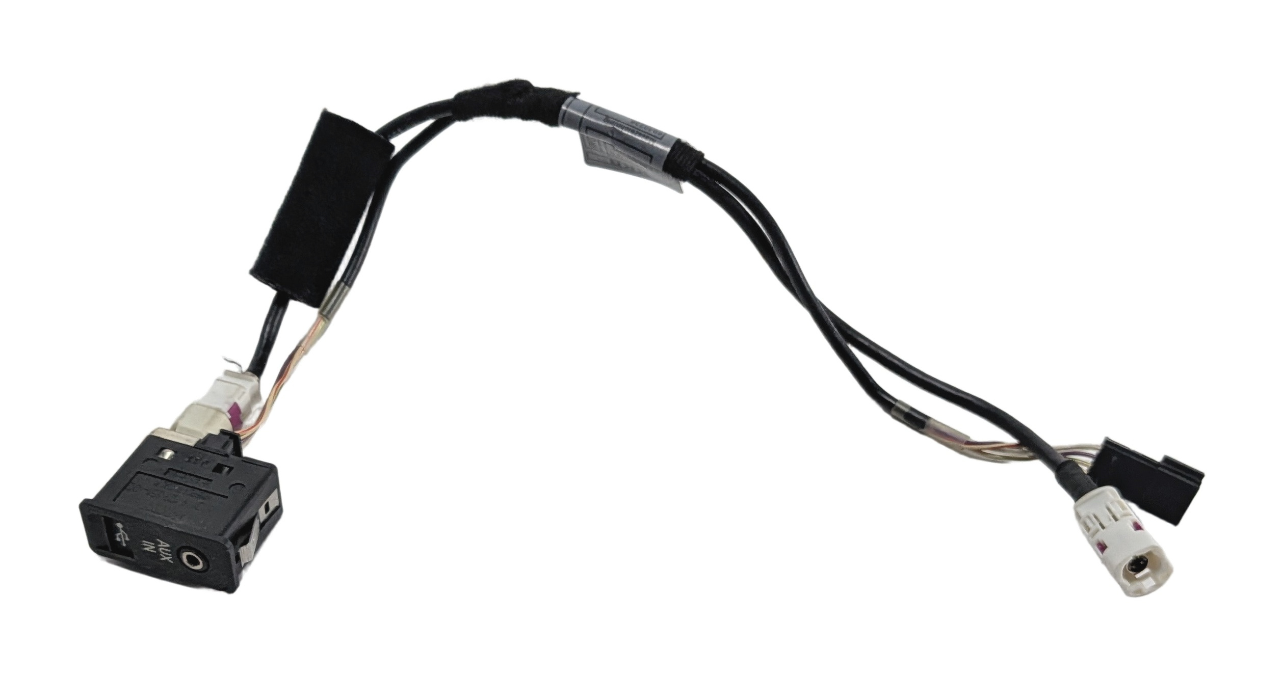 2008 BMW 335XI (E90) USB AUX IN AUDIO INPUT SOCKET PORT w/ WIRE WIRING HARNESS — exact item pictured