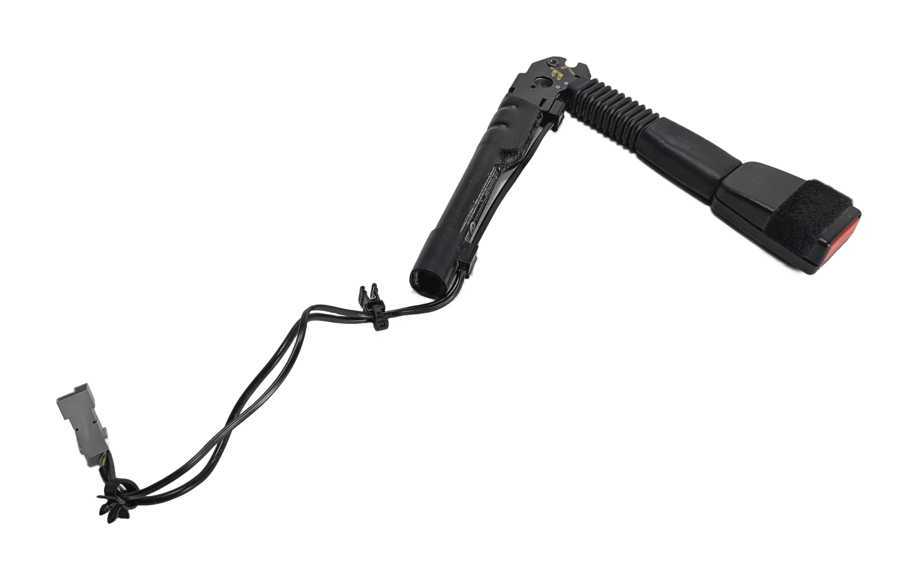 06-08 BMW 1 3 SERIES M3 (E82 E90) FRONT LEFT SEAT BELT BUCKLE RECEIVER (Black) — exact item pictured