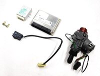 01 BMW Z3 E36 2.5L M54 ECM EWS ENGINE CONTROL MODULE IMMOBILIZER KEY LOCK SET