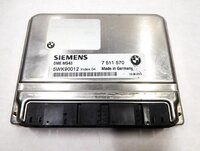 Thumbnail 3: 01 BMW Z3 E36 2.5L M54 ECM EWS ENGINE CONTROL MODULE IMMOBILIZER KEY LOCK SET