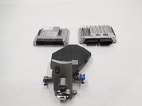 Thumbnail 2: 2006 BMW 750i 750Li (E65 E66) 4.8L V8 ENGINE DME CAS IMMOBILIZER MODULE KEY SET