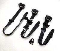 2006 LAND ROVER LR3 REAR BACK 2nd SECOND ROW SEATBELT BUCKLE RETRACTOR SET (2)