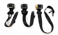 Thumbnail 3: 2005 LAND ROVER LR3 REAR BACK 2ND ROW LEFT CENTER RIGHT SEATBELT RETRACTOR SET 3