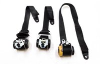 Thumbnail 4: 2005 LAND ROVER LR3 REAR BACK 2ND ROW LEFT CENTER RIGHT SEATBELT RETRACTOR SET 3