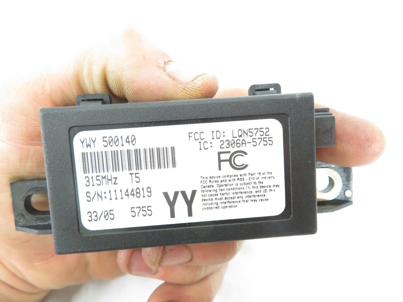 Thumbnail 6: 2006 RANGE ROVER SPORT (L320) IMMOBILIZER RADIO SIGNAL RECEIVER MODULE (315 MHz)