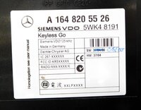 Thumbnail 6: 2006-2007 MB GL320 GL450 ML320 ML350 ML500 (W164) KEYLESS GO CONTROL MODULE
