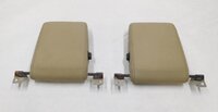 Thumbnail 2: 2010 LAND ROVER LR4 REAR 3rd THIRD ROW SEAT (ALMOND LEATHER) HEADREST SET 2