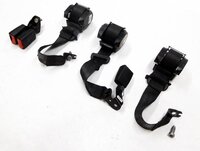 2012 VW PASSAT (NMS) LEFT / CENTER / RIGHT REAR SEATBELT RETRACTOR RECEIVER SET5