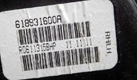 Thumbnail 8: 2012 VW PASSAT (NMS) LEFT / CENTER / RIGHT REAR SEATBELT RETRACTOR RECEIVER SET5