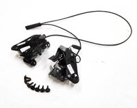 2011 BMW 750i (F01) FRONT ENGINE HOOD LID LOWER CATCH RELEASE LATCH SET (2)