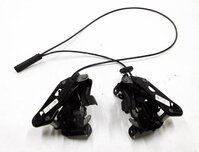 Thumbnail 2: 2011 BMW 750i (F01) FRONT ENGINE HOOD LID LOWER CATCH RELEASE LATCH SET (2)