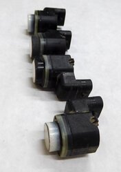 Thumbnail 3: 2011 BMW 750i (F01) REAR PDC PARK DISTANCE DRIVER ASSIST SENSOR SET/4 (WHITE)