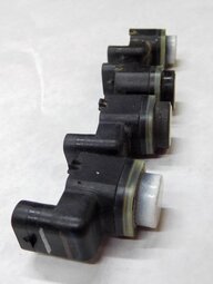 Thumbnail 4: 2011 BMW 750i (F01) REAR PDC PARK DISTANCE DRIVER ASSIST SENSOR SET/4 (WHITE)