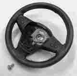 07-13 BMW X5 X5M STANDARD STEERING WHEEL w/ SWITCHES AFTERMARKET LEATHER WRAP