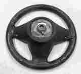 Thumbnail 5: 07-13 BMW X5 X5M STANDARD STEERING WHEEL w/ SWITCHES AFTERMARKET LEATHER WRAP
