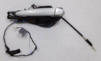 Thumbnail 2: 08-14 BMW X3 X5 X5M X6 X6M (E70 E71 F25) LEFT SIDE REAR DOOR HANDLE (SILVER 354)