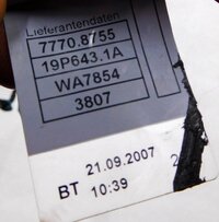 Thumbnail 8: 08-14 BMW X3 X5 X5M X6 X6M (E70 E71 F25) LEFT SIDE REAR DOOR HANDLE (SILVER 354)
