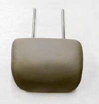 Thumbnail 4: 2007 MB GL450 (X164) REAR 2nd SECOND ROW CENTER (GRAY LEATHER) HEADREST