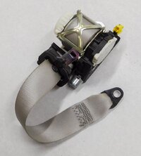 2007 MB GL450 (X164) RIGHT SIDE REAR 2nd SECOND ROW SEATBELT RETRACTOR (GRAY)