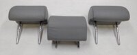 Thumbnail 2: 2002 BMW X5 (E53) REAR LEFT CENTER RIGHT (GRAY LEATHER N6TT) HEADREST SET 3