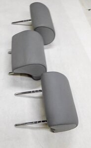 Thumbnail 3: 2002 BMW X5 (E53) REAR LEFT CENTER RIGHT (GRAY LEATHER N6TT) HEADREST SET 3