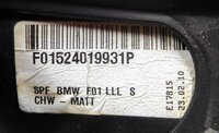 Thumbnail 7: 09-12 BMW 740i 750i 760i (F01) LEFT P-FOLD HEATED AUTODIM DOOR MIRROR (BLACK 2)