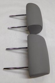 Thumbnail 3: 2009 BMW X5 (E70) REAR 2nd ROW LEFT & RIGHT OUTER HEADREST SET/2 (GRAY LEATHER)