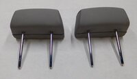 Thumbnail 5: 2009 BMW X5 (E70) REAR 2nd ROW LEFT & RIGHT OUTER HEADREST SET/2 (GRAY LEATHER)
