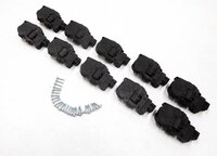 09 AUDI Q5 (8R) FRONT HEATER A/C AIR BOX BLEND DOOR ACTUATOR SERVO MOTOR SET-10