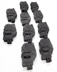 Thumbnail 3: 09 AUDI Q5 (8R) FRONT HEATER A/C AIR BOX BLEND DOOR ACTUATOR SERVO MOTOR SET-10