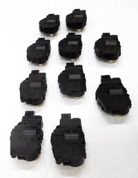 Thumbnail 4: 09 AUDI Q5 (8R) FRONT HEATER A/C AIR BOX BLEND DOOR ACTUATOR SERVO MOTOR SET-10