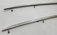 Thumbnail 3: 2009 AUDI Q5 (8R) LEFT & RIGHT SIDE ROOF TOP LUGGAGE RACK RAIL SET/2 (CHROME)