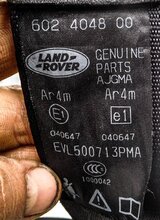 Thumbnail 7: 2005 LAND ROVER LR3 REAR 2nd ROW SECOND ROW SEATBELT RETRACTOR SET/3 (BLACK)