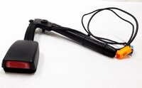 Thumbnail 2: 2005-2006 RANGE ROVER SPORT (L320) / LR3 RIGHT FRONT SEATBELT RECEIVER (BLACK)