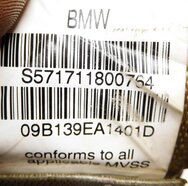 Thumbnail 6: 2009 BMW X5 (E70) REAR 2nd SECOND ROW SEATBELT BUCKLE RETRACTOR SET/3 (BEIGE)