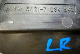 Thumbnail 6: 04-10 BMW 530i 535i 545i 550i M5 (E60) LEFT REAR DOOR HANDLE (AMETHYST GRAY)