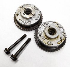 2004 BMW 545i (E60) 4.4L N62 RIGHT HEAD INTAKE & EXHAUST CAMSHAFT GEAR SET/2