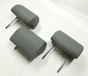 2006 BMW X5 (E53) REAR LEFT / CENTER / RIGHT (GRAY DAKOTA LEATHER) HEADREST SET3