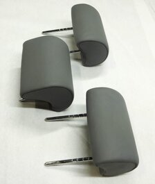 Thumbnail 3: 2006 BMW X5 (E53) REAR LEFT / CENTER / RIGHT (GRAY DAKOTA LEATHER) HEADREST SET3
