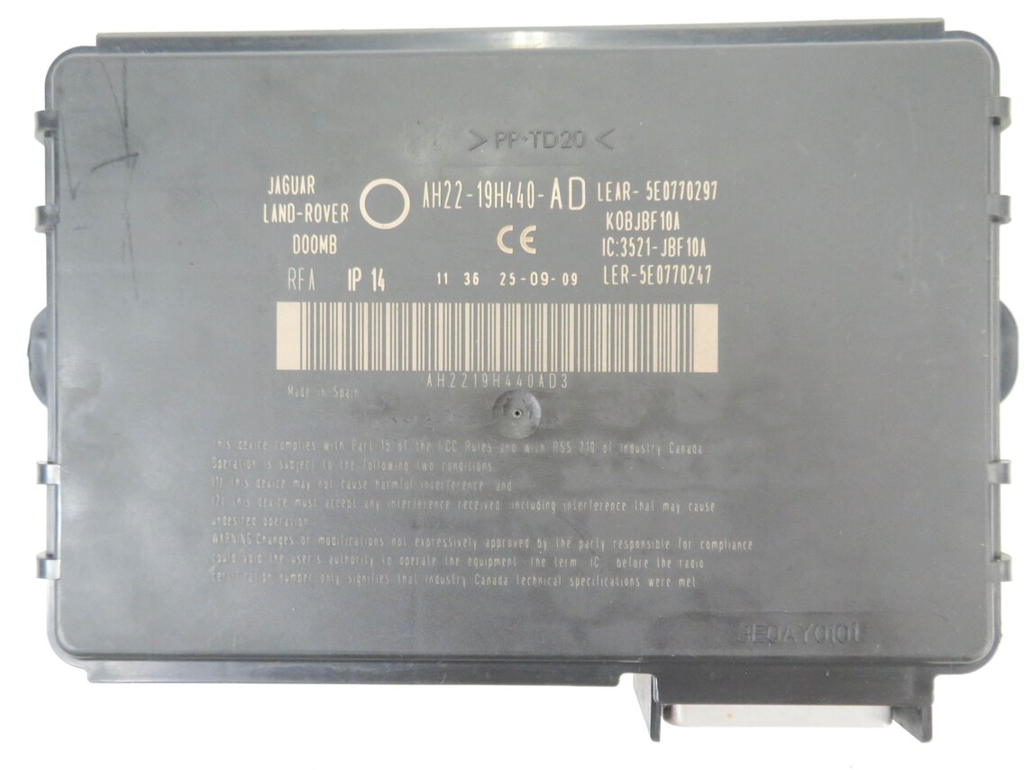 Thumbnail 7: 2010 RANGE ROVER SPORT (L320) 5.0L ECM ENGINE IMMOBILIZER MODULE LOCK KEY SET