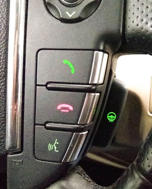 Thumbnail 2: 10 RANGE ROVER SPORT (L320) STEERING RADIO PHONE CRUISE CONTROL SWITCH SET
