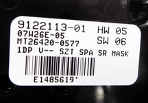 Thumbnail 6: 06-10 BMW 528i 535i 550i M5 (E60) DRIVER MASTER WINDOW SWITCH w/ P-FOLD & SHADE
