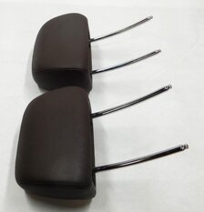 Thumbnail 3: 2007 BMW X5 (E70) FRONT DRIVER PASSENGER HEADREST SET-2 (TOBACCO BROWN LEATHER)