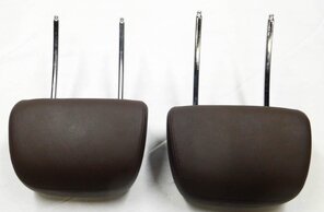 Thumbnail 4: 2007 BMW X5 (E70) FRONT DRIVER PASSENGER HEADREST SET-2 (TOBACCO BROWN LEATHER)