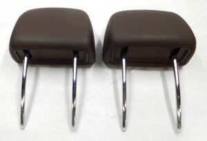 Thumbnail 5: 2007 BMW X5 (E70) FRONT DRIVER PASSENGER HEADREST SET-2 (TOBACCO BROWN LEATHER)