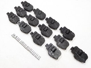 2007 BMW X5 (E70) FRONT HVAC HEATER A/C BLEND DOOR ACTUATOR SERVO MOTOR SET (13)